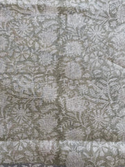 Orlith Block Print Handloom Linen Fabric